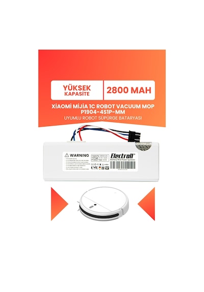Xiaomi Mijia 1c Robot Vacuum Mop P1904-4s1p-mm Batarya 2800mah