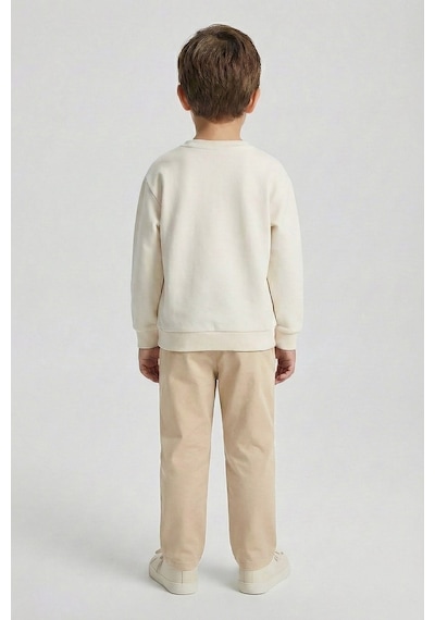 Dmb Boys & Girls Erkek Çocuk Pantolon Mavi 1-7 Yaş Krem-2793