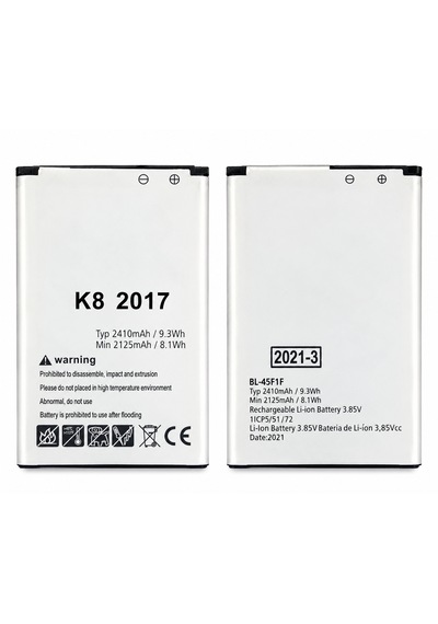 Lg K8 2017 Uyumlu Bl-45f1f 2410 Mah Li-ıon Batarya