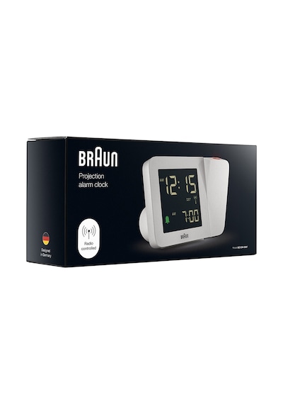 Braun Bc15w-dcf Dijital Projeksiyon Alarmlı Masa Saati Beyaz
