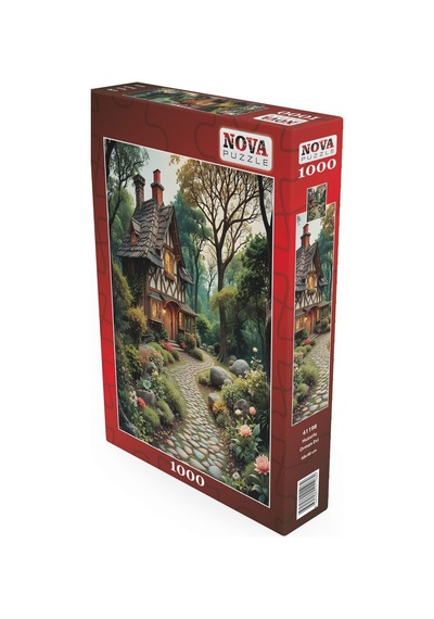Nova Puzzle 1000 Parça Puzzle - Huzurlu Orman Evi - 41198