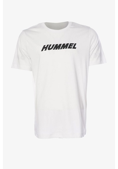 Hummel Hmlelemental Logo Cotton Tee Erkek Beyaz T-shirt 911947-9001 Beyaz