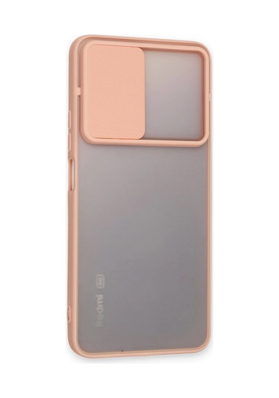 Newface - 198 - Xiaomi Redmi Note 11 Pro Plus 5g Kılıf Palm Buzlu Kamera Sürgülü Silikon - Csmo-tex - - Pembe
