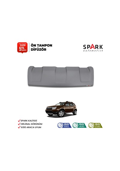 Dacia Duster 2010-2017 Yıl Aralığı Uyumlu Ön Difüzör