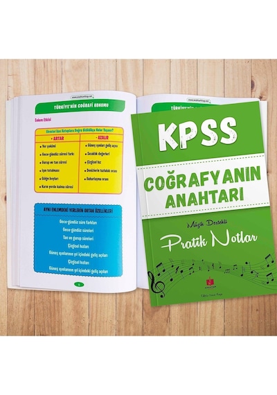 Kpss 2026 Coğrafyanın Anahtarı Müzik Destekli Pratik Notlar - Umut Kaya