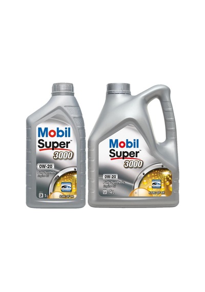 Mobil Super 3000 0W-20 Motor Yağı 4 L + 1 L