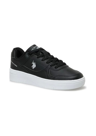 U.S. Polo Assn. U.s.polo Assn. Lee Bayan Ayakkabi - Siyah Beyaz Siyah - Beyaz