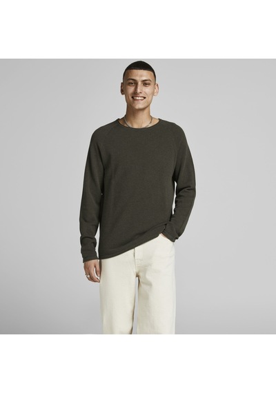 Jack & Jones Bisiklet Yaka Kazak-Hill 12157321 Olive Night Haki