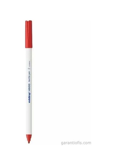 Edding 4600 Kırmızı Kumaş Boyama Kalemi T-shirt/tekstil Pen