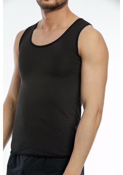 Termal Sauna Tayt-atlet Takım Unisex 3xl Beden Siyah