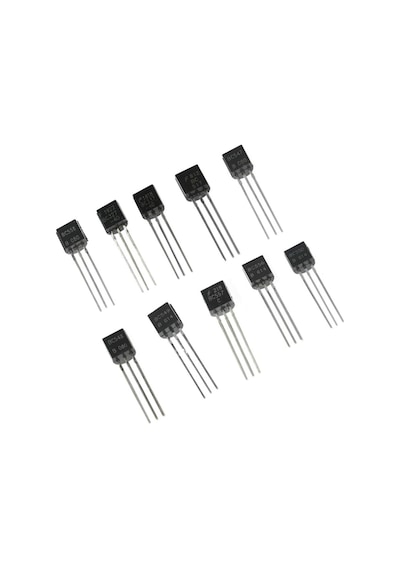 200 Adet Transistör Seti Kutulu 10 Tip Npn Pnp To-92 Bc327 Bc337 Bc517 Bc547 Bc548 Bc549 Bc550