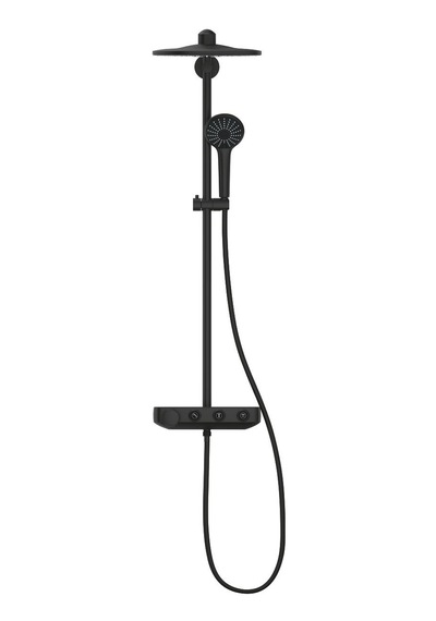 Grohe Euphoria Smartcontrol System 310 Duo Duvara Monte Termostatik Bataryalı Duş Sistemi Phantom Black - 22120kf0 Siyah