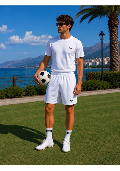 Alexandergardi Erkek Futbol Ve Antreman Şortu Mavi