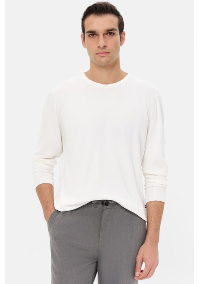 Twn Slim Fit Beyaz Kazak 5ec060111608m 801