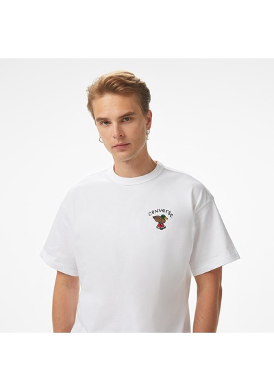 Converse Pool Side Star Chevron Erkek Beyaz T-shirt10028740