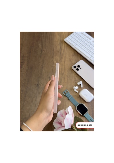 Samsung Galaxy A36 Uyumlu Mat Sert Klein Kılıf Gri
