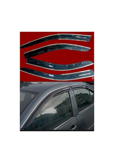 Volkswagen Bora 2001-2005 Kromlu Cam Rüzgarlığı