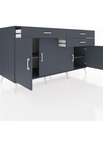 Kronos Konsol 2 Raflı 3 Çekmeceli 4 Kapaklı 176x59x99 Antrasit-an Antrasit-antrasit Kronos Konsol 2 Raflı 3 Çekmeceli 4 Kapaklı 176x59x99 Antrasit-an Antrasit-antrasit