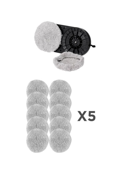 Mikrofiber Bez Temizlik Seti Yedek Parça Cam Silme Temizleme Robotu Bezi 5 Li Set Ddc55/c6/s8