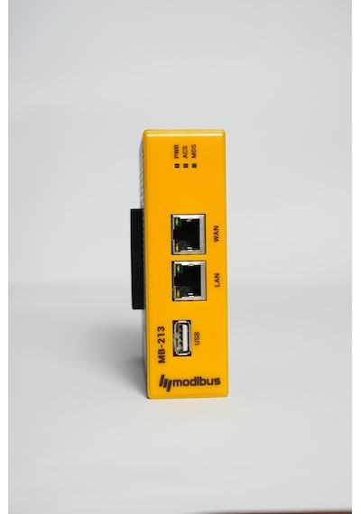 Modıbus Mb213 Ana Modül, Endüstriyel Uzaktan Erişim Cihazı, Dın Ray Montajlı, Wan/lan Port, Dahili Wifi, 2 Dijital Giriş/çıkış, Usb Ve Sd Kart Yuvalı
