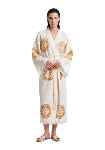 Brandsmiths Solar Bloom Kimono Sarı