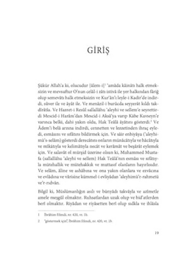 Hak Aşıklarının Azığı: Zadü L-müştakin