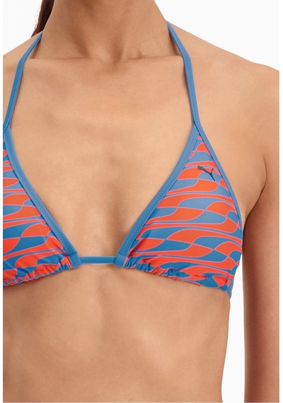 Puma Swım Bağlamalı İpli Bikini Üstü 935507 01 Açık Mavi