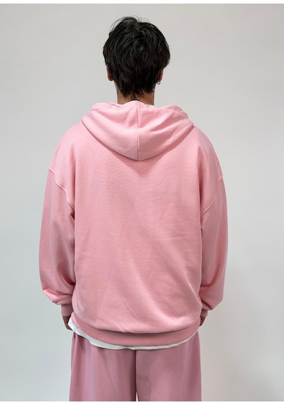 Zaee İnce Kumaş Nakışlı Oversize Premium Zip Hoodie Çok Renkli