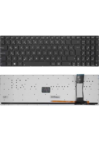 Asus Uyumlu N550jk-cn309h, N550jk-cn323h, N550jk-cn341h Klavye Tr Işıklı Siyah