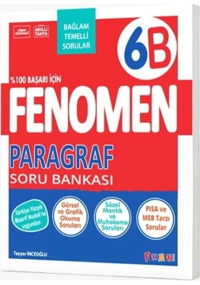 6. Sınıf Paragraf Fenomen B Soru Bankası Fenomen Okul Yayınları