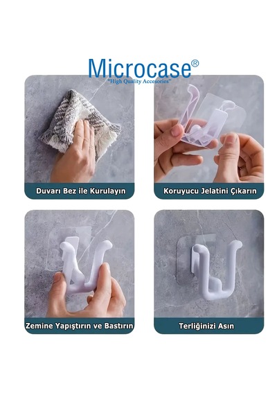 Güçlü Plastik Yapışkanlı Banyo Hol Vb. Alan İçin Terlik Askılığı