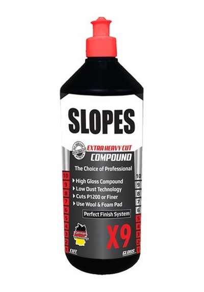 Slopes X9 Agresif Çizik Çıkarıcı Pasta 1 Lt