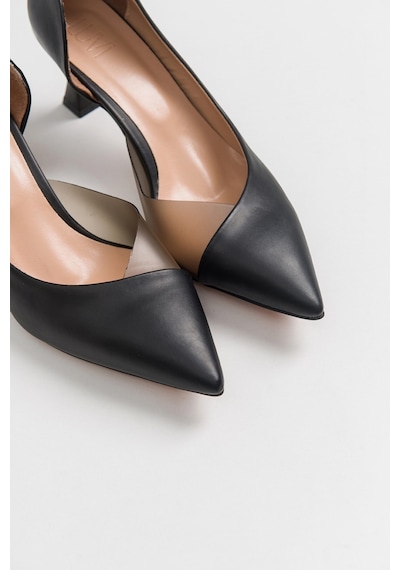 Luvishoes 353 Topuklu Kadın Ayakkabı - Siyah Cilt