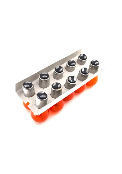 10 Adet 12v 1016 Py21/5w Turuncu Sinyal Ampulü Çift Duylu