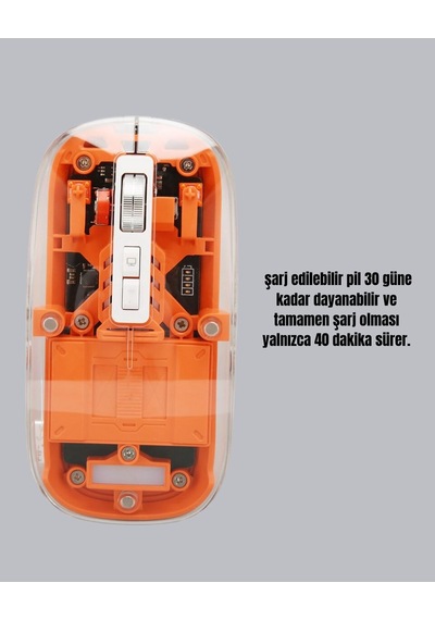 Hafif Ve Taşınabilir Fare 43 Gram Otomatik Uyku Modlu 1