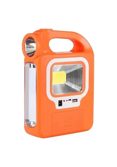 Hubrendy Sh Powermaster Hb-6399a Cob Ledli Solarlı 3 Kademeli Işıldak Fener Ampül Dahil Om-20