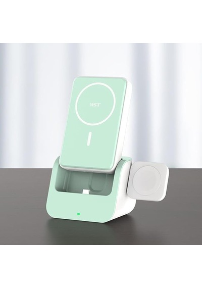 Kablosuz Power Bank Magsafe Uyumlu Büyük Güç Kaynağı Şarj Seti 10000 Mah Stand Olabilir Cep Telefonu Tablet Saa