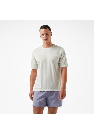 Salomon Shkout Core Ss Erkek Krem Koşu T-shirt Lc2424200