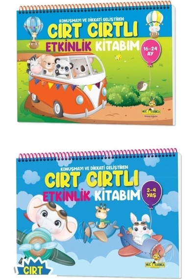 Yükselen Zeka Cırt Cırtlı Etkinlik Kitabım 16-24 Ay ve 2-4 Yaş
