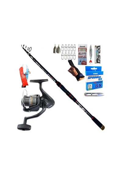 Okuma Revenger Rv-40 240cm 7-35gr Master Spin Olta Takımı Seti