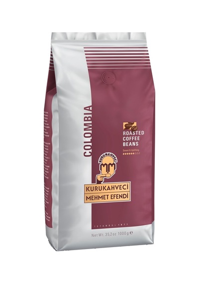 Kurukahveci Mehmet Efendi Çekirdek Kahve 1 Kg Kolombiya Arabica Tarı