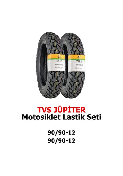 Tvs Jüpiter, 90/90-12 Tl Ve 90/90-12 Tl Dubleks Motosiklet Lastik Seti