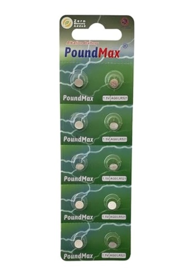 Ayrex 10 Adet Ag0 Lr521,lr63,379 1.5v Alkalin Düğme Pil