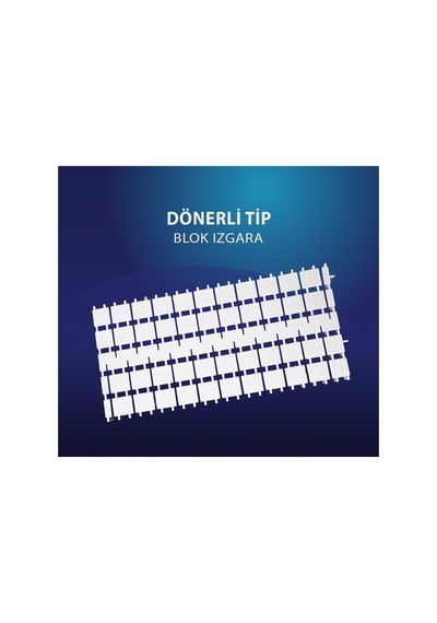 20 Cm Döner Tip Blok Serisi Havuz Kenar Izgarası 10 Mt - 867221996