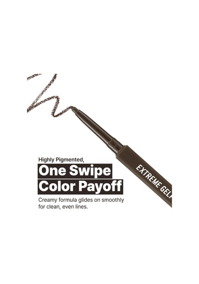 Clıo Suya Dayanıklı, Gün Boyu Kalıcı Kalem Eyeliner Extreme Gelpresso Pencil Liner 01 Black Brown Diğer