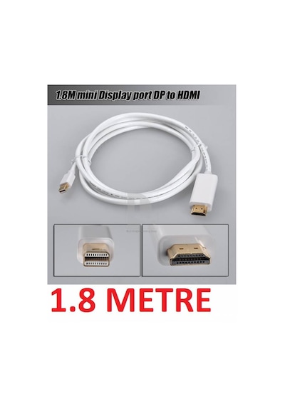 Mini Displayport To Hdmi Kablo Mini Displayport Thunderbolt Apple Uyumlu MacBook