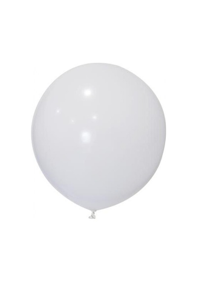 BALON JUMBO DÜZ 24 İNC BEYAZ PK:3