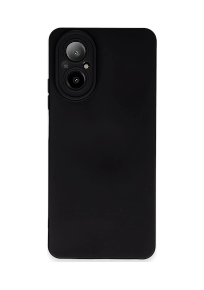 Realme 12 Lite Uyumlu Kılıf Nano İçi Kadife Silikon - Siyah