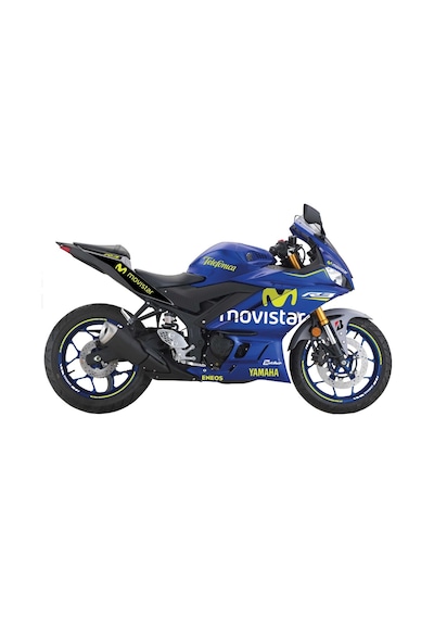 Yamaha YZF-R-3 R25 Movistar Sticker Tasarım