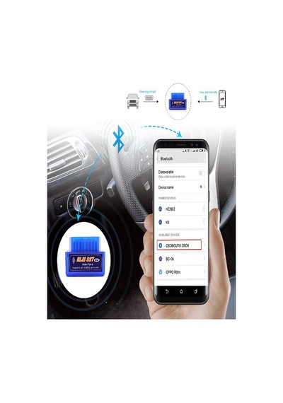 Obd2 Süper Mini Bluetoothlu V2.1 Arıza Tespit Cihazı-9023843293683